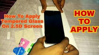 How To Apply Fixed Edges Tempered Glass On Samsung Galaxy A7 2016