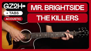 Mr. Brightside Acoustic Guitar Tutorial The Killers Guitar |Easy Chords + Flatpicking|