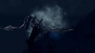 Skyrim Battles - Blood Dragon & Ebony Warrior vs Paarthurnax & Serpentine Dragon