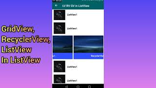 #62 - How to create GridView, RecyclerView and ListView in ListView project? / Sketchware Pro /