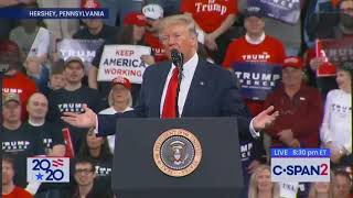Trump makes fun of Elizabeth Warren and her husband