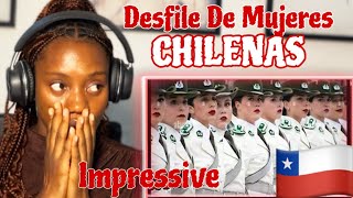 Reaction To WOMEN'S TROOPS OF CHILE 2025 Military Parade on the Day of Glory of the Chilean Army