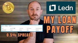 Borrowing Against Your Bitcoin: LEDN's 0.5% Spreads + My Loan Payoff (Full Walkthrough)