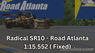 Radical SR10 - Road Atlanta - 1:15.552 (Fixed)