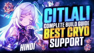 [HINDI] The Best Cyro Support Citlali Complete Guide - Best Weapon, Artifacts & Team Comps