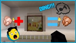 Minecraft Tutorial- How to make a working Microwave w/sounds on all Consoles!!!