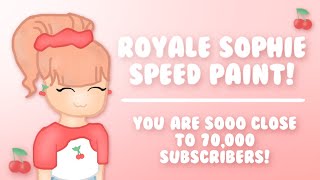 🍒Speed Paint Drawing for Royale Sophie!🍒 || MPandaLoverM
