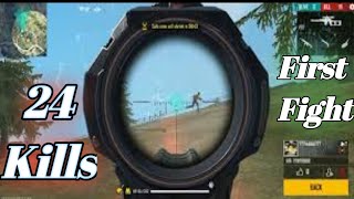 24 Kills In Free Fire | How To Kills 24 In The Grena Free Fire | Factory First Fight Gameplay Garena