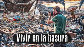 ¿Cómo es vivir y trabajar en la basura? / Gente comiendo basura: Por qué la gente arriesga su vida