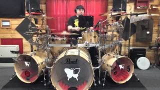 Recording Session with Ahead Sticks, Sledgepad, Pearl Drums, and Sabian Cymbals - Ronnie Lee