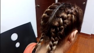 Trenzas francesas para principiantes o hacerlos en casa😊