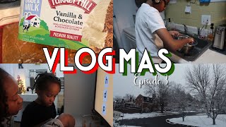 Cozy snow day with my sons | baking brownies,  learning & laughter 