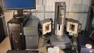 TA Instruments AR-G2 Magnetic-Bearing Rheometer Power-on and Test