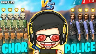 Chor vs Police 😈👮‍♂️ | Kaun Jeetega? 💥 #redxgamerz #ffindia #masti