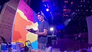 Live Painting in Las Vegas for their pharmaceutical client’s summit.