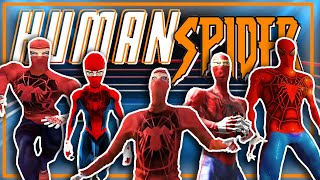The Human Spider/Wrestler Suit Mods in Spider-Man Video Games