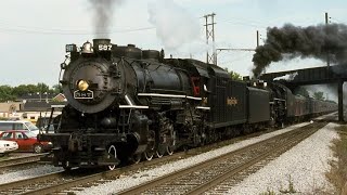 NKP #587 & #765 pulling an excursion train in 1993