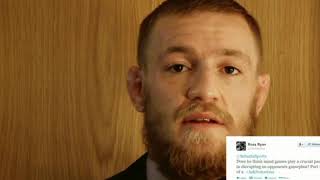 Conor mcgregor talking about the importance of mental game