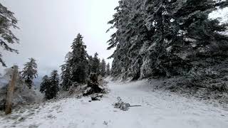 Monte Vulture innevato - cinematic FPV drone 4K