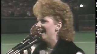 Music - 1985 - Reba McEntire - Star Spangled Banner - Sung At World Series Game 1 Cards Vs Royals