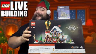 Live Building & Lighting LEGO Icons Santa’s Post Office 🎅✨ Part 2 | Light My Bricks