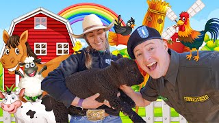 Lt Learning Visits a Ranch with Horses and Farm Friends || Farm Animal Videos for Kids & Toddlers