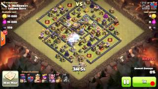 Clash of clans 悠活天堂 vs Laguna Boys 部落战