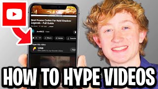 How To Hype A Video On YouTube (New YouTube Feature) - Full Guide