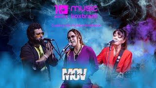 No @MusicBoxBrazilOficial tem @genommarock , @NilaBrancoCantora e Erika Martins