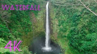 Waterfall | Nature's Majestic Waterfalls in 4K Relaxing || Peaceful Water |||