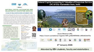 Natural Capital Accounting: Mula-Mutha River Catchment | Dr. T.V. Ramachandra | IISc