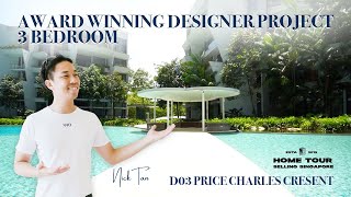 $2.6M The Crest Iconic Architecture 3 Bed @ D03 Prince Charles Crescent  | Singapore HomeTour Ep 225