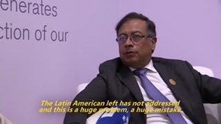 Colombia president: Latam left made mistake by not embracing climate fight
