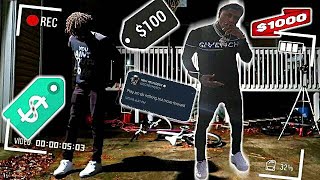 DRESSING LIKE NBA YOUNGBOY FOR 24 HOURS!! ON A BUDGET😷🔥