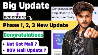 🔴 LIVE | Accenture interview results | accenture congratulations mail I accenture phase 2 results