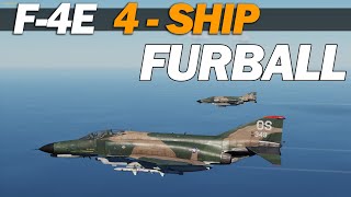 4-Ship lead Multiplayer Furball: DCS World F-4E