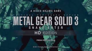 Metal Gear Solid 3 Snake Eater Title Screen 720P