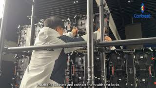 How to Stack XS Series P2.6 LED Wall (9x5) – Step-by-Step Setup for Events!