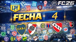 RESUMEN CUARTA FECHA!!!!!! - Liga Argentina FC26
