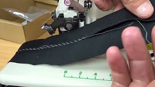 Blind Hemming machine overview zoje-500 blind stitch