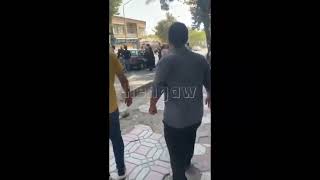 iranian police forces shoot an unarmed civilian