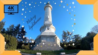 Victory lighthouse Trieste(faro della vittoria)- Barcola  4k