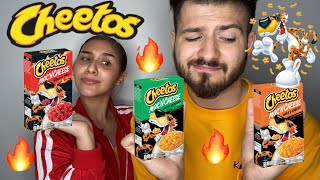 Trying the NEW CHEETOS MAC 'N CHEESE  **REVIEW**
