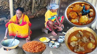 CHICKEN CURRY And VEGETABLE Recipe cooking for noon lunch menu by our mother &father.