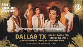 SB19 invites you to PAGTATAG World Tour in Dallas, Texas