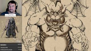 DnD Art - Working on some Ink Wash