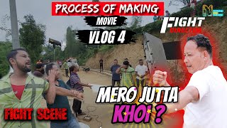 Mero Jutta Khoi Movie Shooting Day 9 | Vlog 4 | #nishanzentamang #merojuttakhoi #bts
