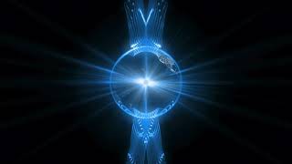 (No Sound) Earth Frequency Waves Digital Art TV/PC Screensaver Background