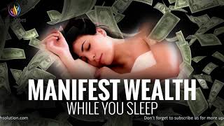 Manifest Wealth While You Sleep ♬ Attract Abundance of Money ♬ Deep Sleep Programming #GV423