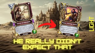 he really didn't expect that (some games with AGGRO LIGHT,  good combos there GG)